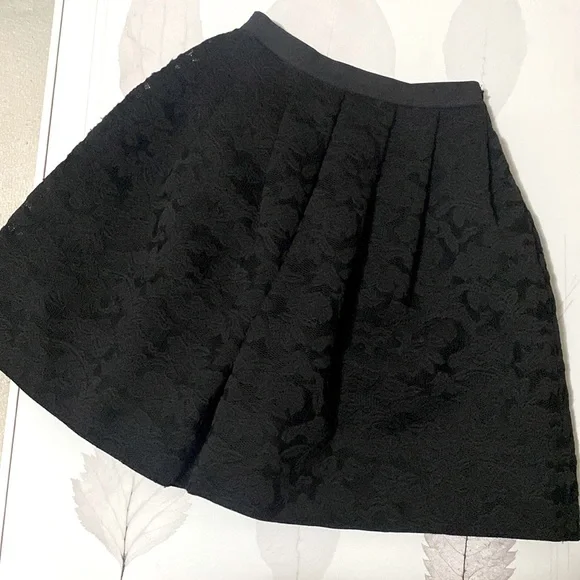 SANDRO Black Janice Skater skirt - Picture 3 of 8